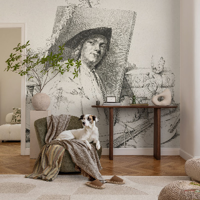 Fototapet 3d autoadeziv cu portret artistic