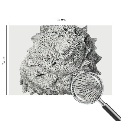 Fototapet 3D pentru living cu motiv „Naturens kunst”