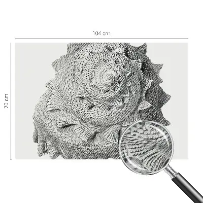 Fototapet 3d pentru living Naturens kunst