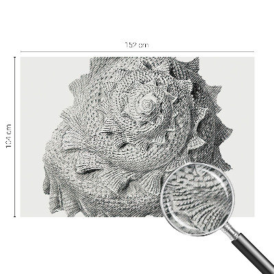 Fototapet 3D pentru living cu motiv „Naturens kunst”