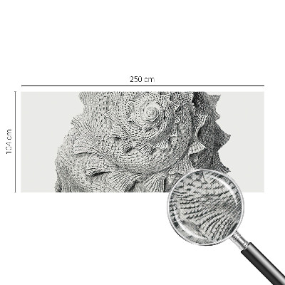 Fototapet 3D pentru living cu motiv „Naturens kunst”