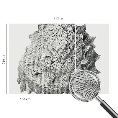 Fototapet 3d pentru living Naturens kunst
