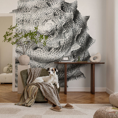 Fototapet 3D pentru living cu motiv „Naturens kunst”