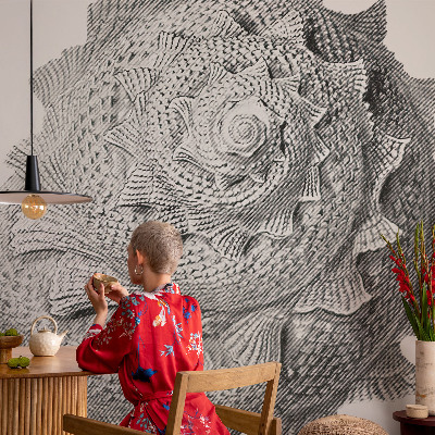 Fototapet 3D pentru living cu motiv „Naturens kunst”