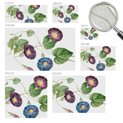 Fototapet autoadeziv pentru camera copiilor cu design Floristisk Elegance