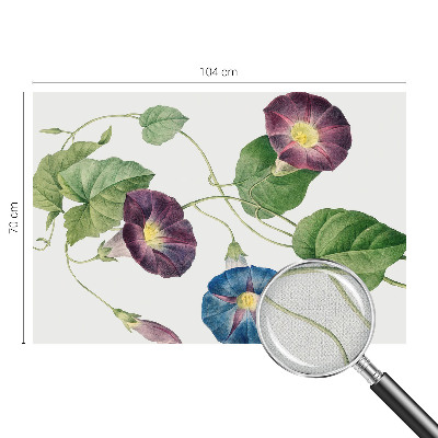 Fototapet autoadeziv pentru camera copiilor cu design Floristisk Elegance