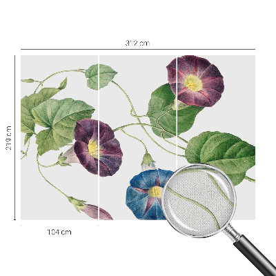 Fototapet autoadeziv pentru camera copiilor cu design Floristisk Elegance
