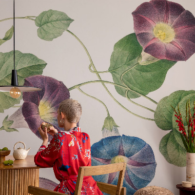 Fototapet autoadeziv pentru camera copiilor cu design Floristisk Elegance