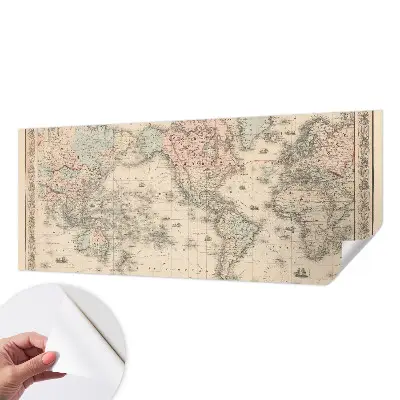 Fototapet 3d autoadeziv Historisk kort