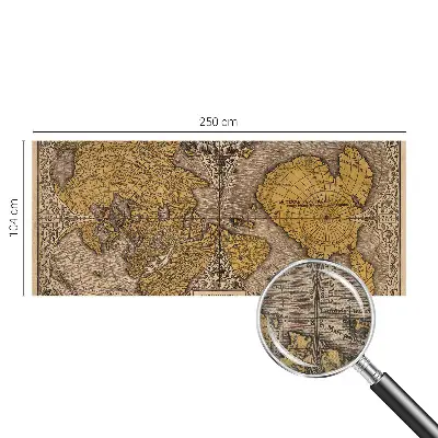 Fototapet 3d pentru living Historisk kartografi