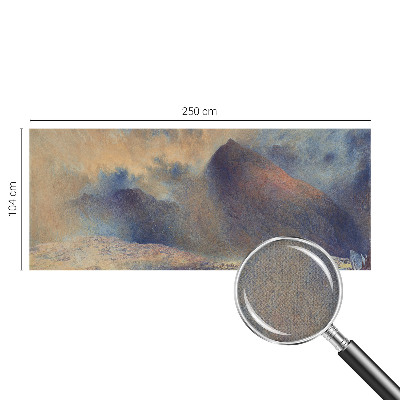 Fototapet 3d Bjerglandskab