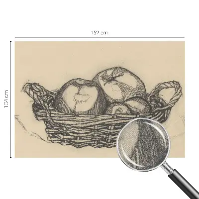 Fototapet 3d pentru dormitor Frugtkurv