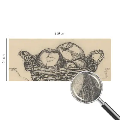 Fototapet 3d pentru dormitor Frugtkurv