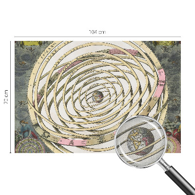 Tapet autoadeziv cu design „Kosmisk Spiral”