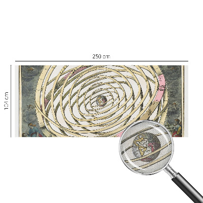 Tapet autoadeziv cu design „Kosmisk Spiral”