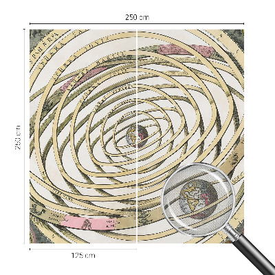 Tapet autoadeziv cu design „Kosmisk Spiral”