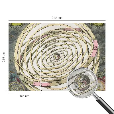Tapet autoadeziv Kosmisk spiral