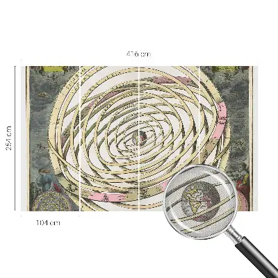 Tapet autoadeziv Kosmisk spiral