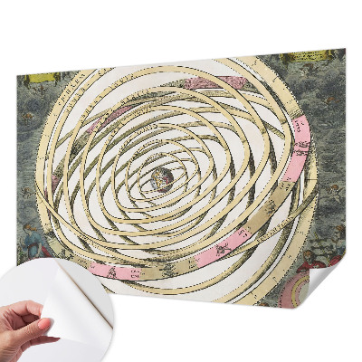 Tapet autoadeziv cu design „Kosmisk Spiral”