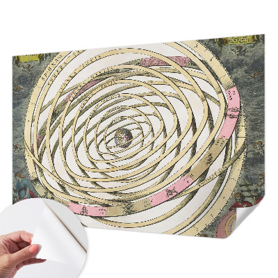 Tapet autoadeziv cu design „Kosmisk Spiral”