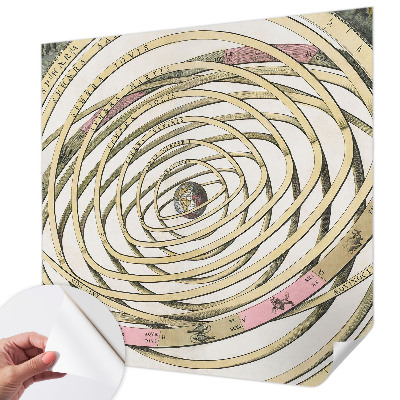 Tapet autoadeziv cu design „Kosmisk Spiral”