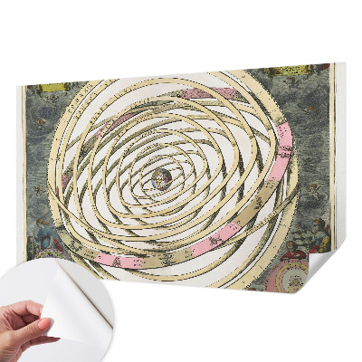 Tapet autoadeziv cu design „Kosmisk Spiral”