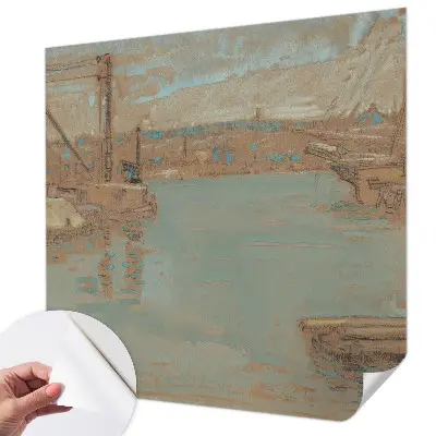 Fototapet 3d Udsigt over havnen