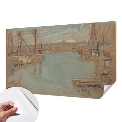 Fototapet 3d cu vedere asupra portului