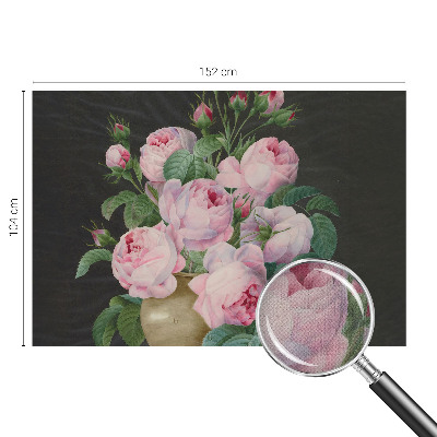 Fototapet autoadeziv pentru living cu design floral elegant