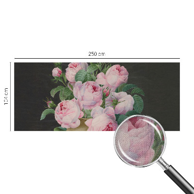 Fototapet autoadeziv pentru living cu design floral elegant