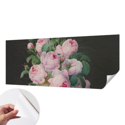 Fototapet autoadeziv pentru living cu design floral elegant