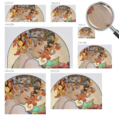 Fototapet autoadeziv cu motiv Art Nouveau colorat