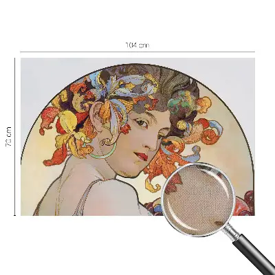 Fototapet autoadeziv Farverig art nouveau
