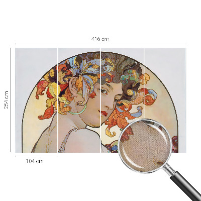Fototapet autoadeziv cu motiv Art Nouveau colorat
