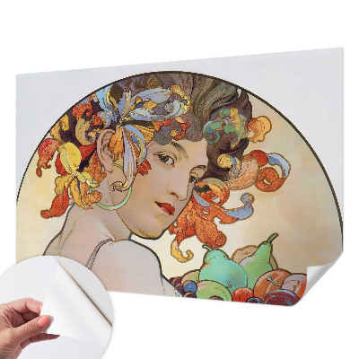 Fototapet autoadeziv cu motiv Art Nouveau colorat