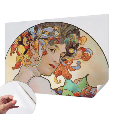 Fototapet autoadeziv cu motiv Art Nouveau colorat