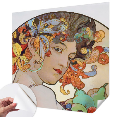 Fototapet autoadeziv cu motiv Art Nouveau colorat