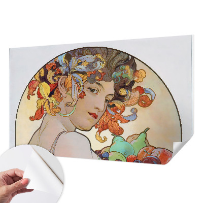 Fototapet autoadeziv cu motiv Art Nouveau colorat