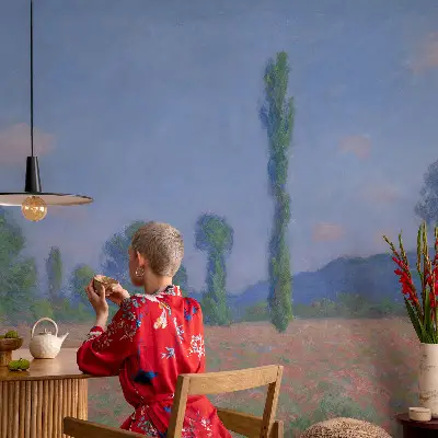 Fototapet 3d pentru living Naturens charme