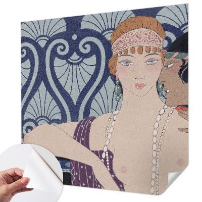Tapet autocolant perete cu design artistic