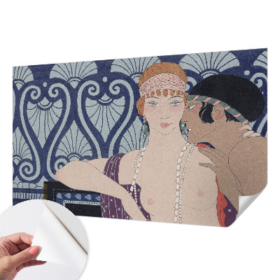 Tapet autocolant perete cu design artistic
