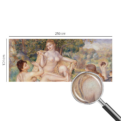 Fototapet 3D autoadeziv cu ilustrarea unei femei care se relaxează