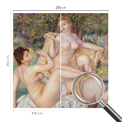Fototapet 3D autoadeziv cu ilustrarea unei femei care se relaxează