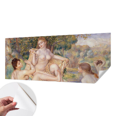 Fototapet 3D autoadeziv cu ilustrarea unei femei care se relaxează