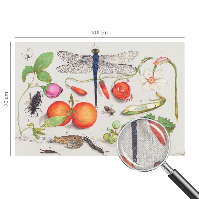 Fototapet autocolant cu ilustrație naturală