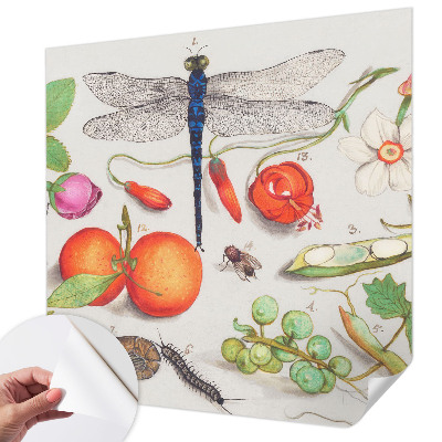 Fototapet autocolant cu ilustrație naturală