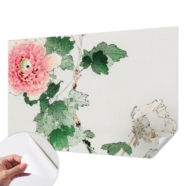 Tapet autoadeziv cu model floral subtil