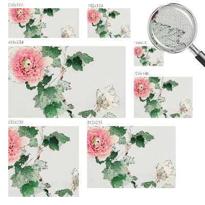 Tapet autoadeziv cu model floral subtil