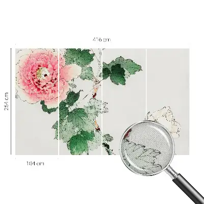 Tapet autoadeziv Blomsteragtig subtilitet
