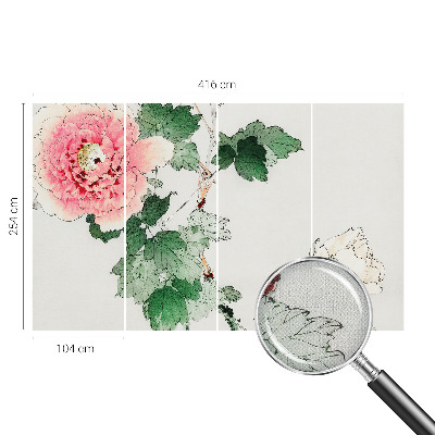 Tapet autoadeziv cu model floral subtil